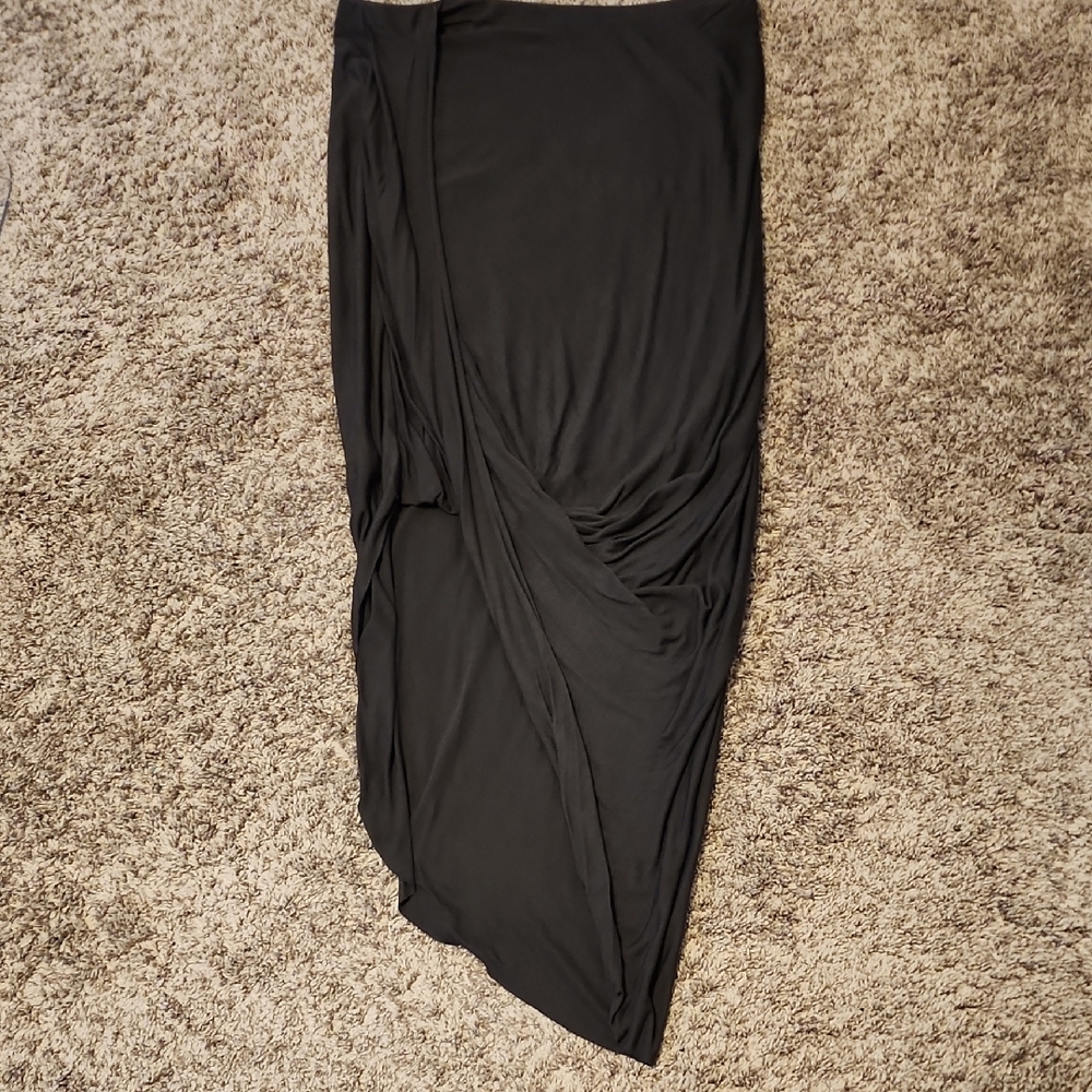 Dark Gray Maxi Skirt